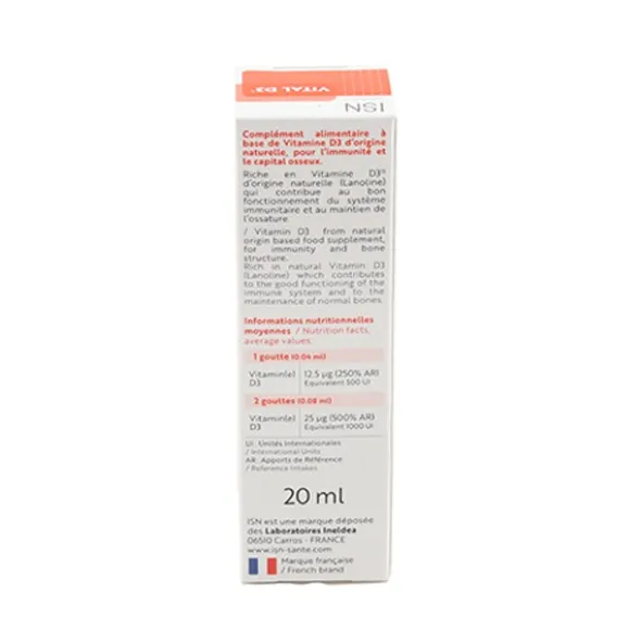 Vital D3 gouttes buvables