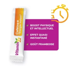 Vitamin'22 Caféine + Energie Instant sticks