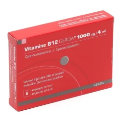 Vitamine B12 Gerda ampoule injectable et buvable