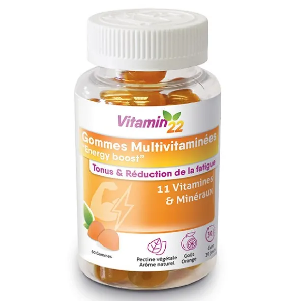 Vitamin'22 Energy boost Multivitaminées gummies