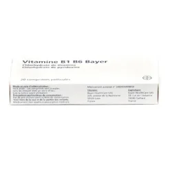 Vitamines B1 B6 Bayer comprimés
