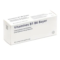 Vitamines B1 B6 Bayer comprimés