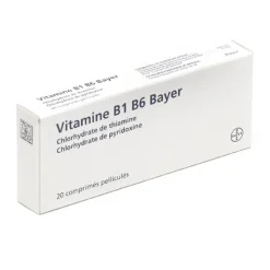 Vitamines B1 B6 Bayer comprimés