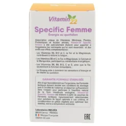 Vitamin'22 specific femme gélules