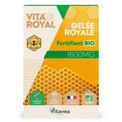 Vita'Royal Gelée royale Fortifiant bio 1800 mg ampoules