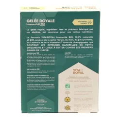 Vita'Royal gelée royale Immunité Bio ampoules