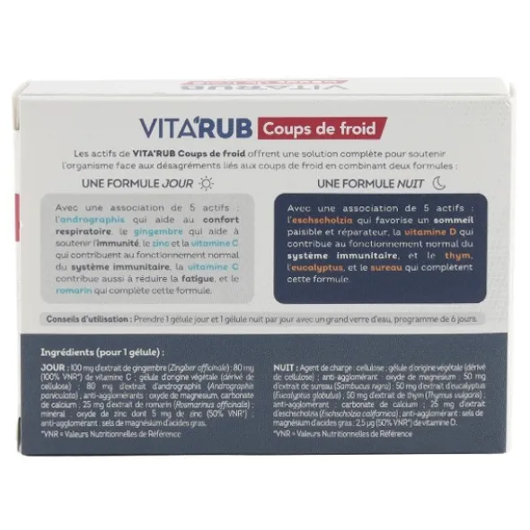 Vitarub Coups de froid gélules