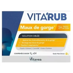 Vitarub Maux de gorge comprimés