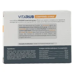 Vitarub Maux de gorge comprimés