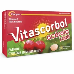 Vitascorbol Acérola 1000 comprimés à croquer
