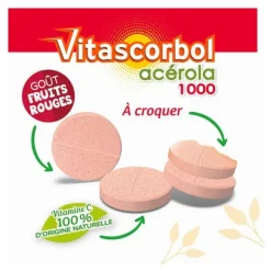 Vitascorbol Acérola 1000 comprimés à croquer
