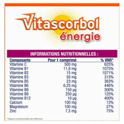 Vitascorbol Energie comprimé effervescent