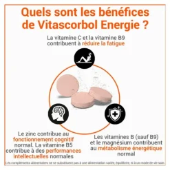Vitascorbol Energie comprimé effervescent