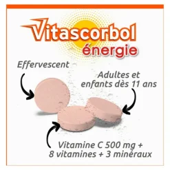 Vitascorbol Energie comprimé effervescent