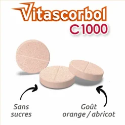 Vitascorbol Vitamine C 500 mg comprimés à croquer