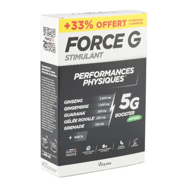 Vitavea Force G Performances physique ampoules