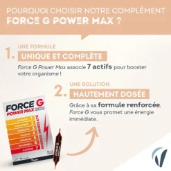 Vitavea Force G Power Max ampoules