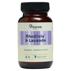 Vitavea Rhodiola et lavande gélules
