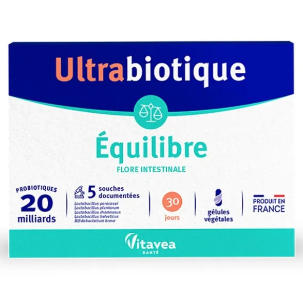 Vitavea Ultrabiotique Équilibre Flore intestinale gélules