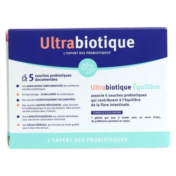 Vitavea Ultrabiotique Équilibre Flore intestinale gélules
