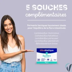 Vitavea Ultrabiotique Équilibre Flore intestinale gélules