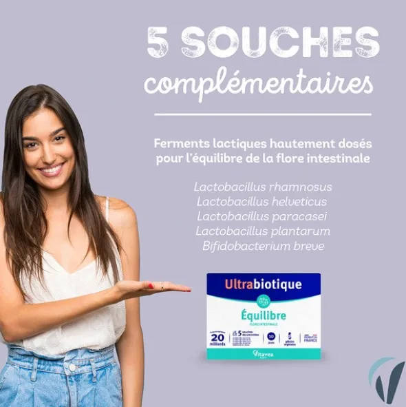 Vitavea Ultrabiotique Équilibre Flore intestinale gélules