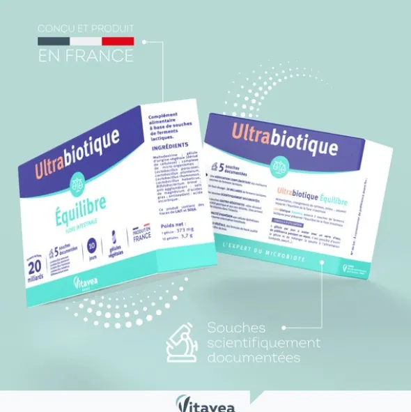 Vitavea Ultrabiotique Équilibre Flore intestinale gélules