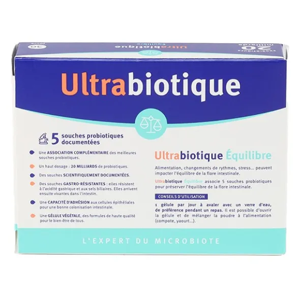 Vitavea Ultrabiotique Équilibre Flore intestinale gélules