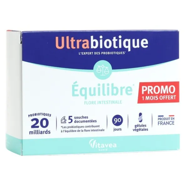 Vitavea Ultrabiotique Équilibre Flore intestinale gélules