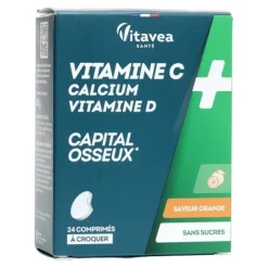Vitavea Vitamine C Calcium Vitamine D à croquer