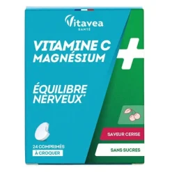 Vitavea vitamine C magnésium équilibre nerveux comprimés