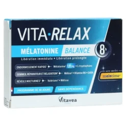 Vitavea Vita Relax Mélatonine Balance gélules
