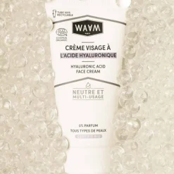 Waam Crème visage à l'acide hyaluronique Bio