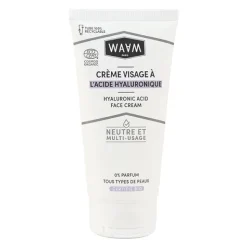 Waam Crème visage à l'acide hyaluronique Bio