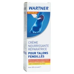 Wartner Crème nourrissante réparatrice pour talons fendillés