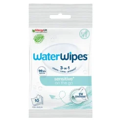 WaterWipes lingettes Sensitive+ On The Go