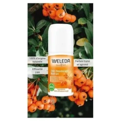 Weleda Argousier Déodorant roll on 24h Bio