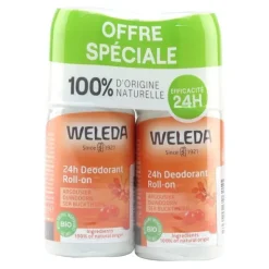 Weleda Argousier Déodorant roll on 24h Bio