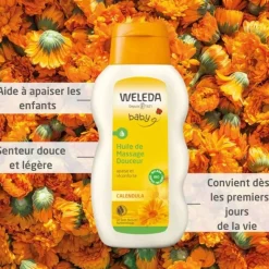 Weleda Bébé Calendula huile de massage douceur
