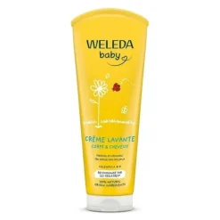Weleda Bébé crème lavante corps et cheveux Calendula Bio