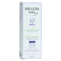 Weleda Bébé Crème pour le change 3 en 1 mauve blanche Bio