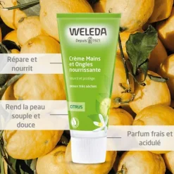 Weleda Citrus crème mains ongles nourrissante