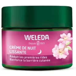 Weleda Crème de nuit lissante Rose musquée et Thé blanc Bio
