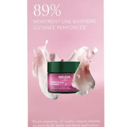 Weleda Crème de nuit lissante Rose musquée et Thé blanc Bio