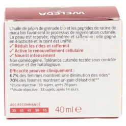 Weleda crème de nuit raffermissante Bio Grenade et Maca