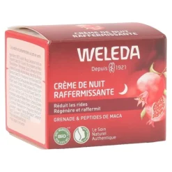 Weleda crème de nuit raffermissante Bio Grenade et Maca