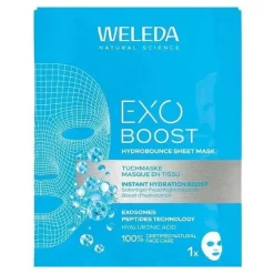 Weleda Exo Boost Masque tissu Hydrobounce à l'acide hyaluronique