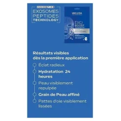 Weleda Exo Boost Masque tissu Collagene Gentiane bleue et Edelweiss