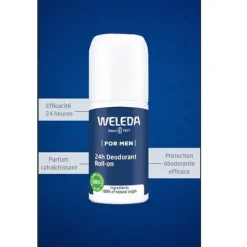 Weleda Homme déodorant roll on 24h Bio