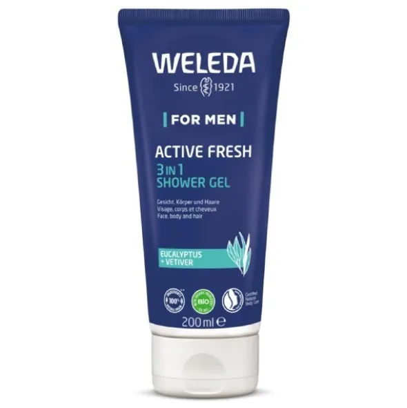 Weleda Homme gel douche 3 en 1